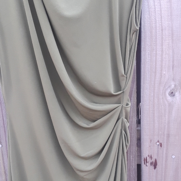 Victoria Secret Olive Green Dress -  Size SP - Picture 3 of 5